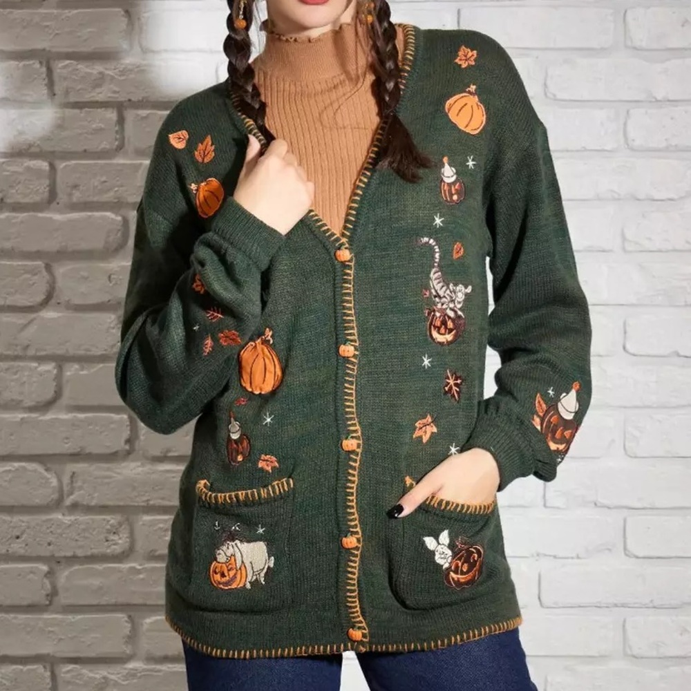 Disney Winnie The Pooh Halloween Cardigan‎ Hot Topic